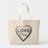 J'adore ce sac fourre-tout (Dos)