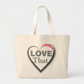 J'adore ce sac fourre-tout (Devant)