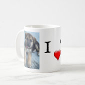 J'adore Chiens Café Mug (Devant gauche)
