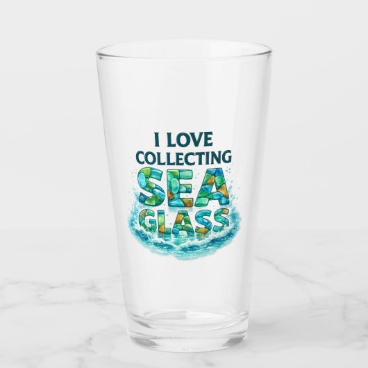 J'adore collectionner le verre de mer (Devant)