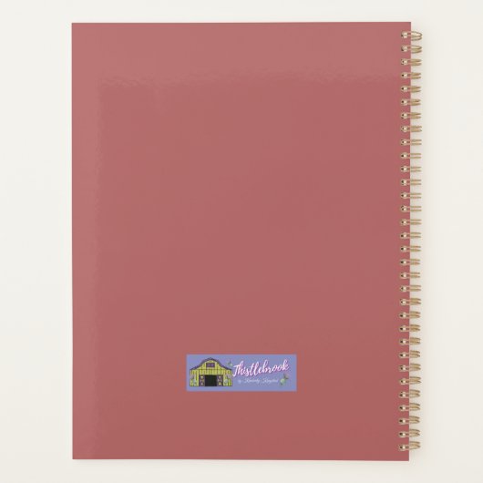 J'adore danser planner (Achterkant)