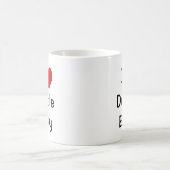 J'adore Double Entrée Drôle Comptable Mug (Centre)