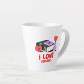 J'adore enseigner Latte Mug (Angle droit)