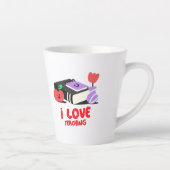 J'adore enseigner Latte Mug (Droite)