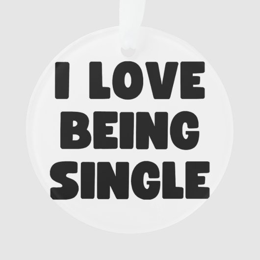 J'adore être célibataire (devant)