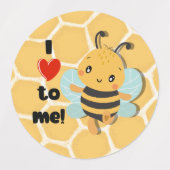 J'adore être moi ! étiquette 5x3 (Design 2)