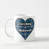 J'adore être un McDowell Clan Cup Mug (Gauche)