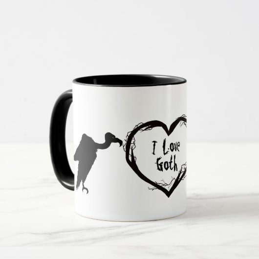 J'adore Goth Mug (Devant gauche)