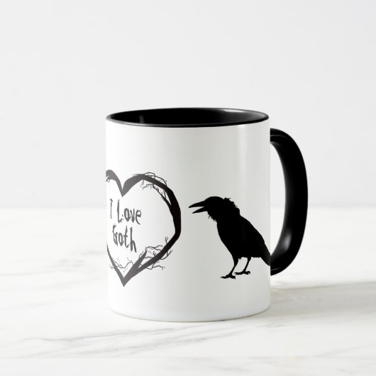 J'adore Goth Mug (Devant droit)