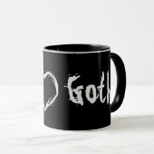 J'adore Goth Mug (Devant droit)