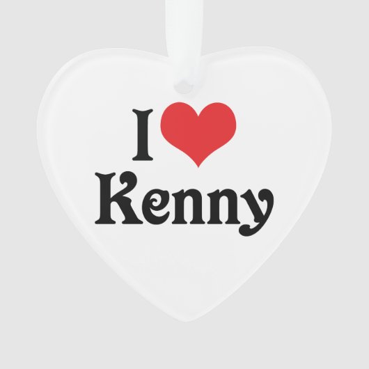 J'adore Kenny (devant)