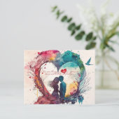 J'adore la carte cadeau Art valentine (Debout devant)