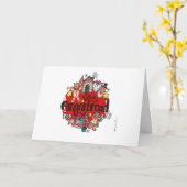 J'adore la carte Gingerbread (Fleur jaune)