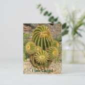 J'adore la carte postale de cactus (Debout devant)