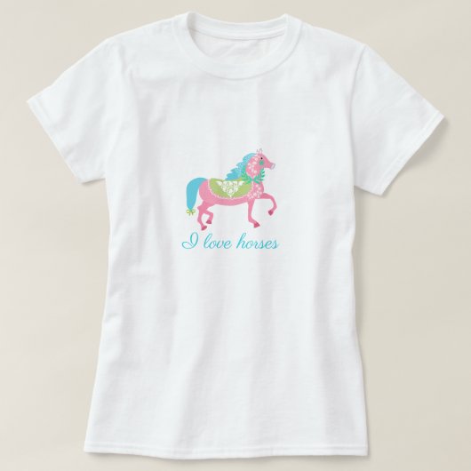 J'adore la collection de t-shirts d'illustration d (Design devant)