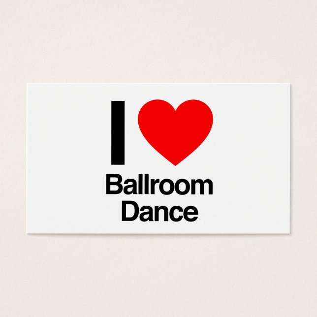 j'adore la danse de salle de bal (Devant)