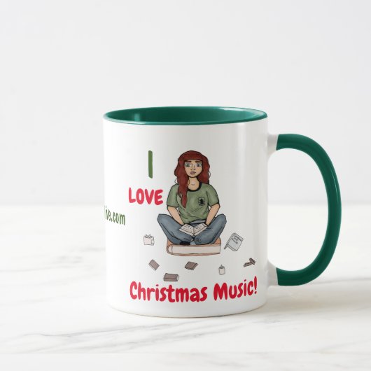 J'adore la musique de Noël ! Mug (Droite)