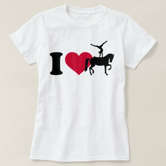 J'adore la voûte à cheval T-shirt (Design devant)
