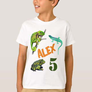 J'adore l'anniversaire des reptiles ! T-shirt