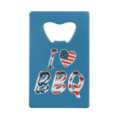 J'adore le barbecue, patriotique américain (Dos)