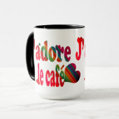 J'adore le café mok (Voorkant links)