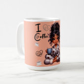 J'adore le café Nicole Mug (Devant gauche)