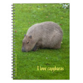 J'adore le cahier des capybaras (Devant)