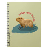 J'adore le Cahier des capybaras (Devant)