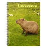 J'adore le Cahier des capybaras (Devant)