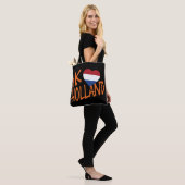 J'adore le drapeau hollandais ou sur sac noir (Sur le modèle)