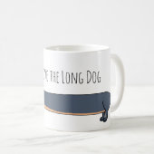 J'adore le Long Chien - Mug Dachshund (Devant droit)