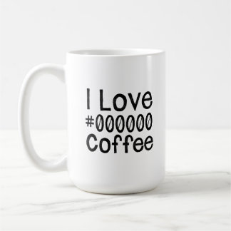 J'adore le mug à café noir