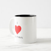 J'ADORE Le Mug F+Art du Café F+Art (Devant gauche)