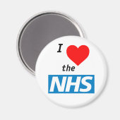 J'adore le NHS Magnet pour frigos et congélateurs (Recto/Verso)
