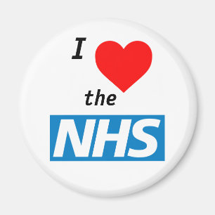 J'adore le NHS Magnet pour frigos et congélateurs