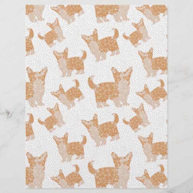 J'ADORE LE Papier à scandale CORGIS (Devant)