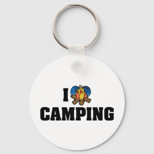 J'adore le porte-clés de camping (Recto)
