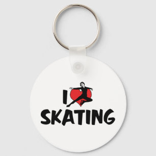 J'adore le porte-clés de patinage