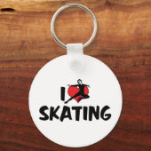 J'adore le porte-clés de patinage (Recto)
