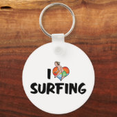 J'adore le porte-clés Surfing (Recto)