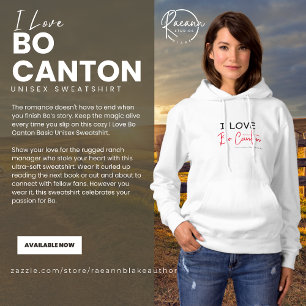 J'adore le sweat à capuche Bo Canton