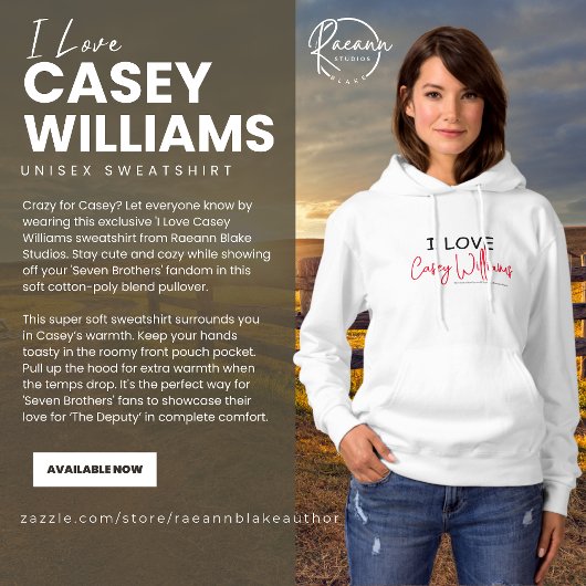 J'adore le sweat à capuche Casey Williams