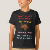 J'adore le T-Shirt de mon garçon doodle (Devant)