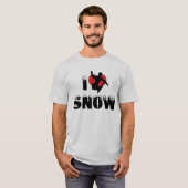 J'adore le T-Shirt neige (Devant entier)