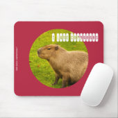 J'adore le Tapis de souris Capybaras (Avec souris)
