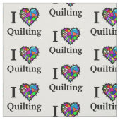 J'adore le tissu de patchwork (Échantillon)