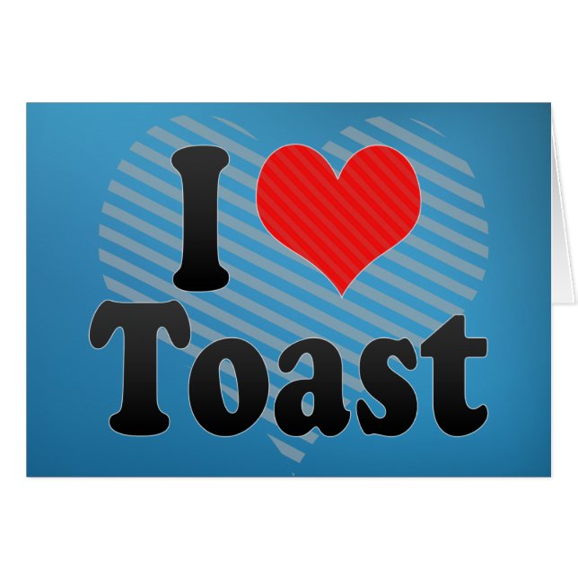 J'adore le toast (Devant horizontal)