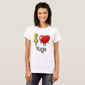 j'adore le yoga T-shirt (Devant entier)