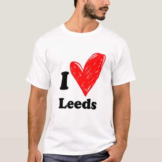 J'adore Leeds T-Shirt (Devant)