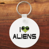 J'adore les Aliens Porte-clés (Recto)